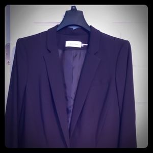 Calvin Klein Women's One-button Blazer - Black